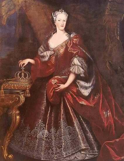 unknow artist Portrait of elisabeth-Therese de Lorraine oil painting image